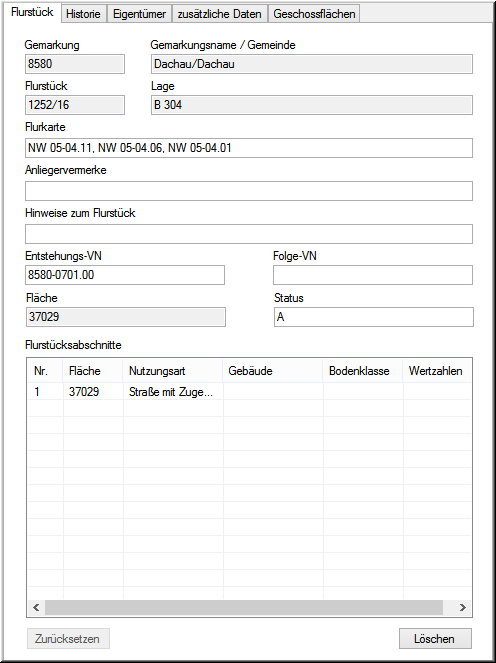 ALB-Daten-Flurstueck