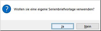 Dialog-Serienbriefvorlage