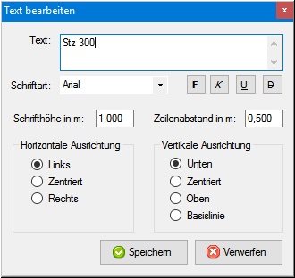 Dialog-Text-bearbeiten