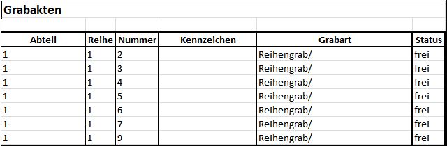 FK_Grabliste-Excelexport