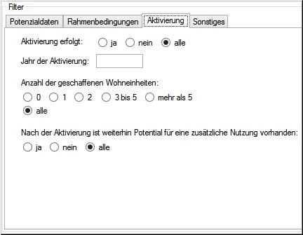 FM-Filter-Aktivierung