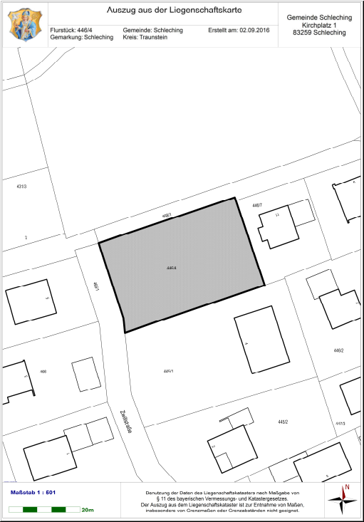 FM-Lageplan-Ausdruck