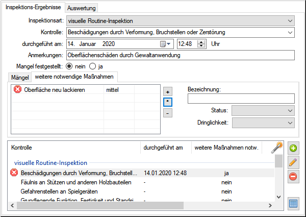 GFK-Protokolle-Kontrollergebnis