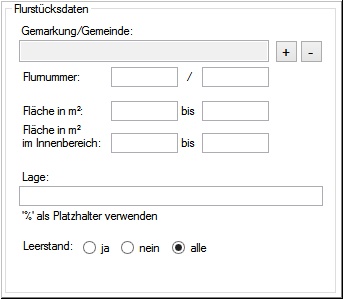 FM-Filter-Flurstücksdaten