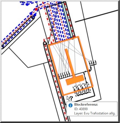 Innenleben-Objekt-ausgewählt