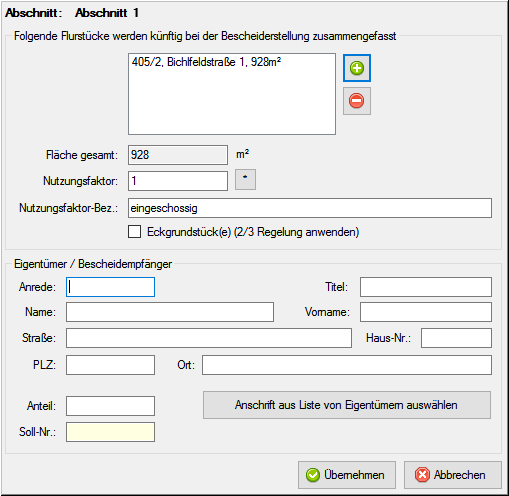 FSM-EB-Flurstücke zugewiesen