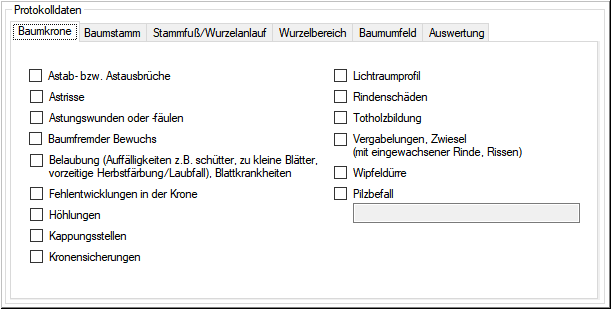 Protokoll-Baumkrone