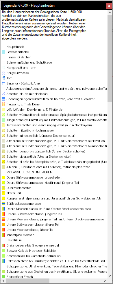 WMS-Legende